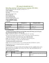 Đề cương ôn tập Giữa kì 1 Tiếng Anh 7 năm 2023–2024 trường PTDTNT Sơn Động (Bắc Ninh)